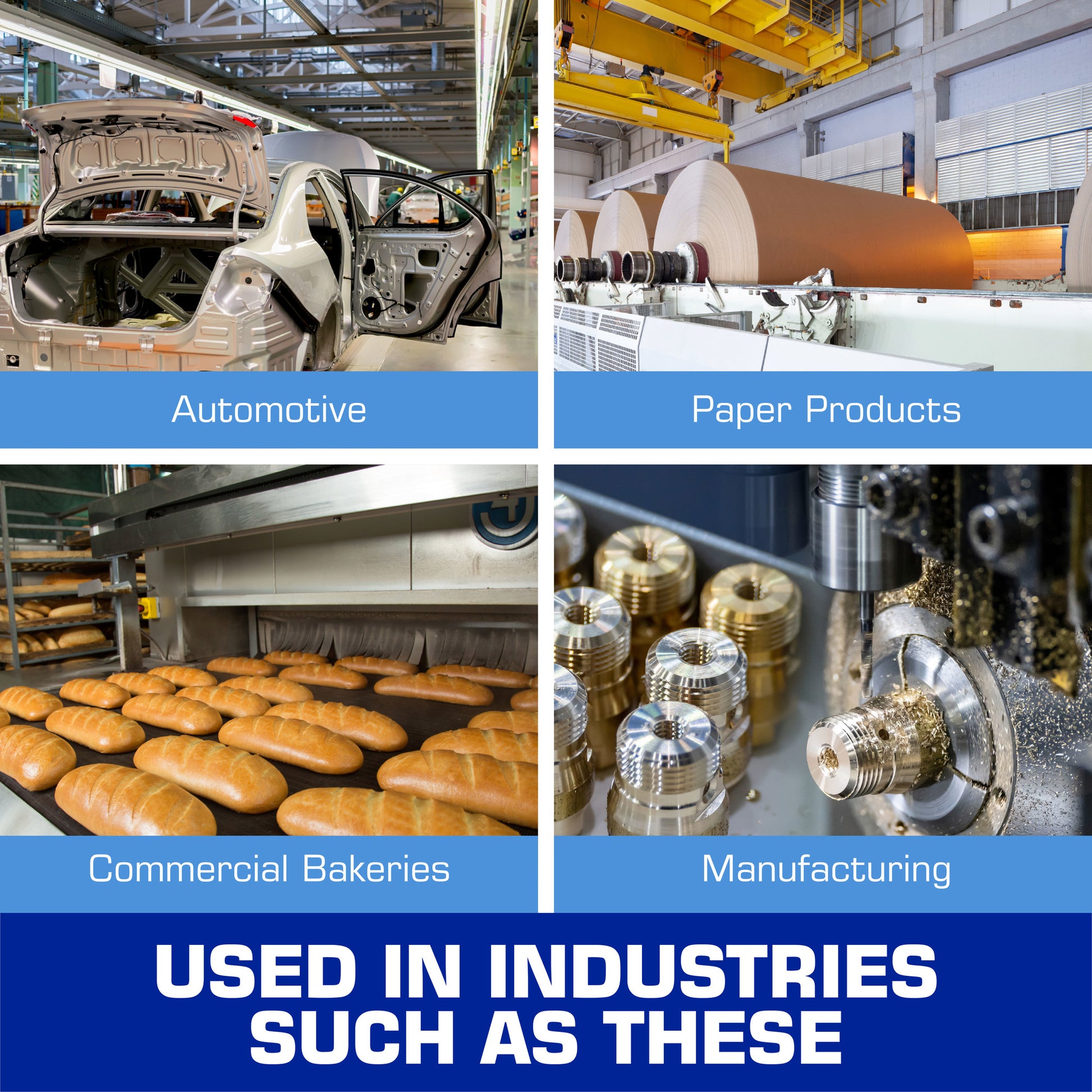 XtraThrust 75XT - Industries (Automotive, Paper Products, Commercial Bakeries, Manufacturing)