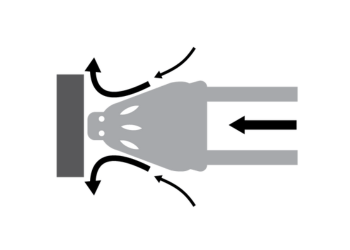 WhisperJet Nozzle Diagram - Blocked State